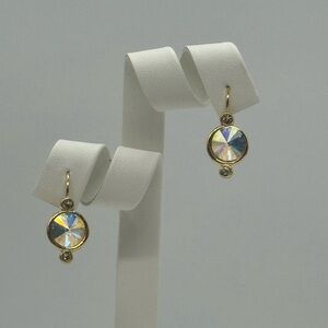 AB Crystal Earrings Made w/ Swarovski Crystal